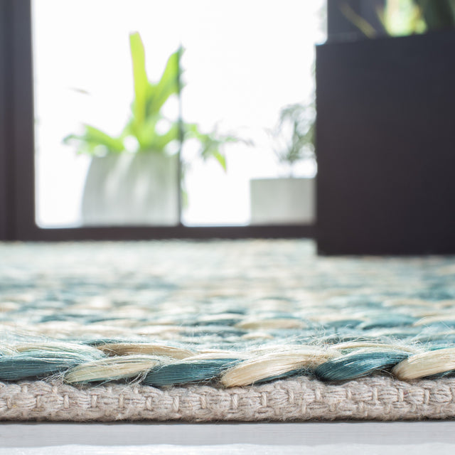 Safavieh Natural Fiber Nf376Y Dark Green/Natural Rug.