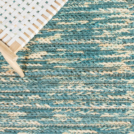 Safavieh Natural Fiber Nf376Y Dark Green/Natural Rug.