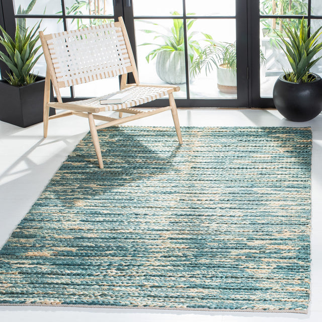 Safavieh Natural Fiber Nf376Y Dark Green/Natural Rug.