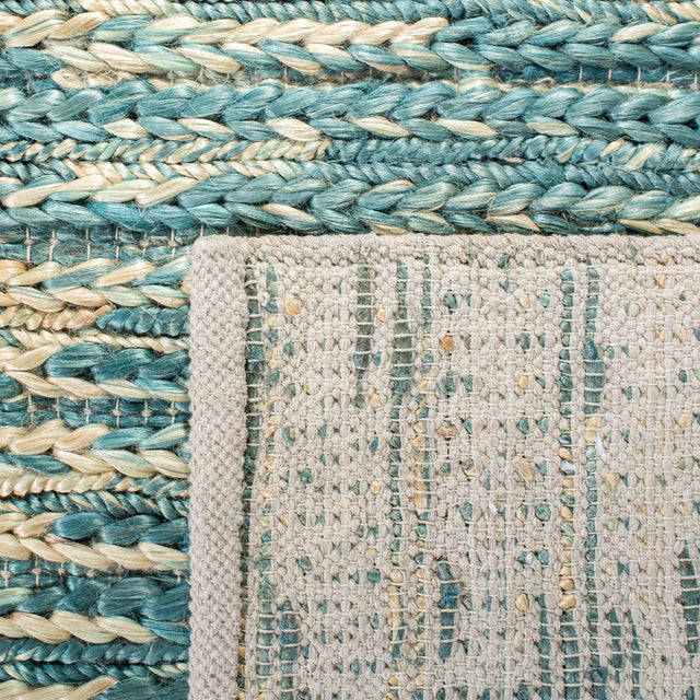 Safavieh Natural Fiber Nf376Y Dark Green/Natural Rug.