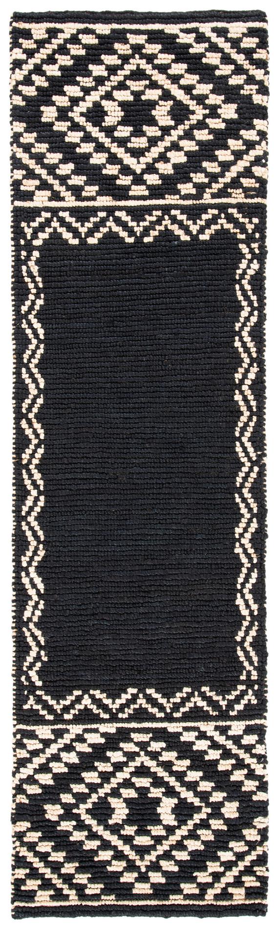 Safavieh Natural Fiber Nf552Z Black Area Rug