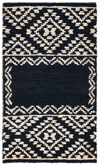 Safavieh Natural Fiber Nf552Z Black Area Rug