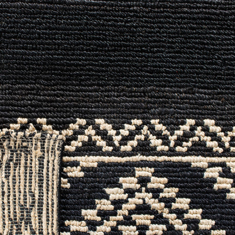 Safavieh Natural Fiber Nf552Z Black Area Rug