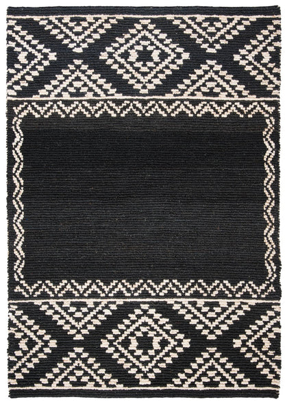 Safavieh Natural Fiber Nf552Z Black Area Rug