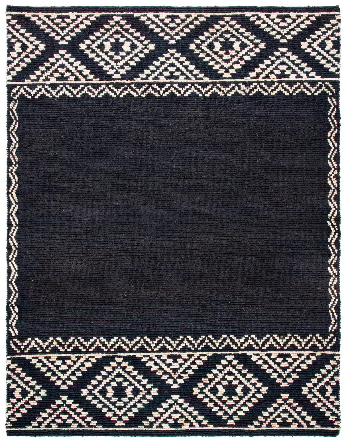 Safavieh Natural Fiber Nf552Z Black Rugs.