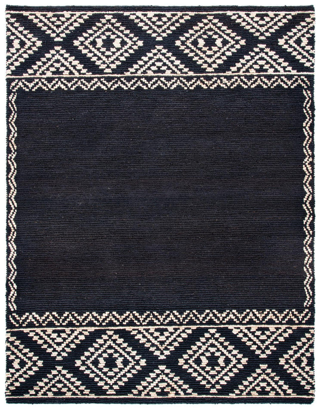 Safavieh Natural Fiber Nf552Z Black Area Rug