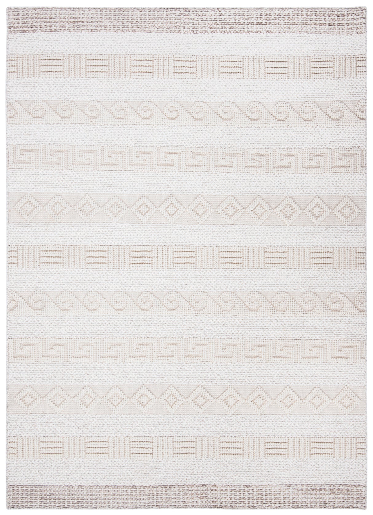 Safavieh Natural Fiber Nf553B Beige/Ivory Rugs.