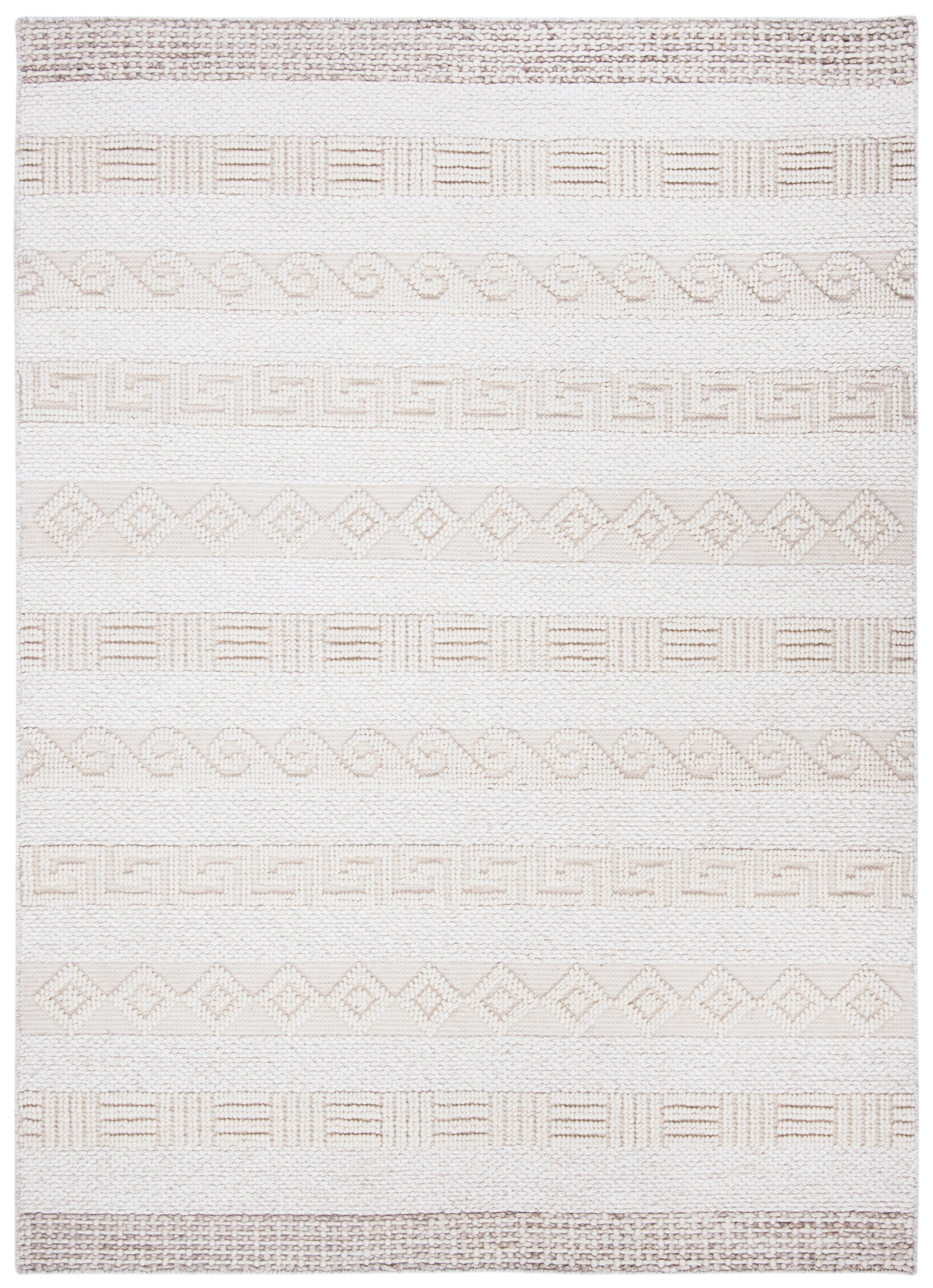 Safavieh Natural Fiber Nf553B Beige/Ivory Area Rug