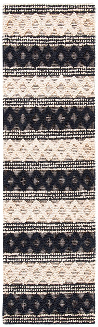 Safavieh Natural Fiber Nf568Z Black/Ivory Area Rug