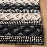 Safavieh Natural Fiber Nf568Z Black/Ivory Rugs.