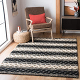 Safavieh Natural Fiber Nf568Z Black/Ivory Rugs.