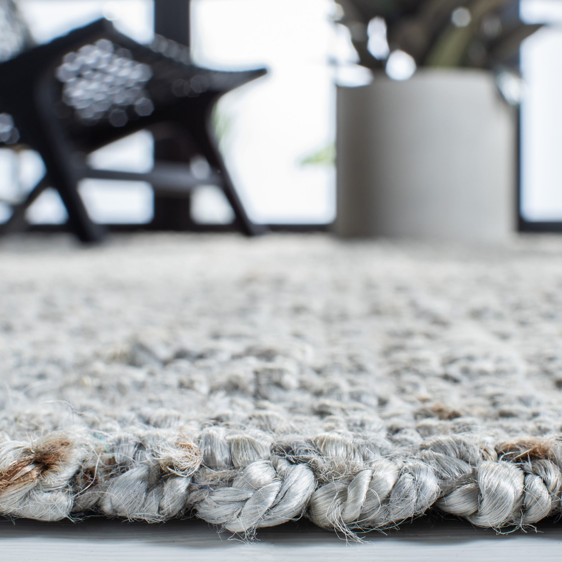 Safavieh Natural Fiber Nf730F Grey Area Rug