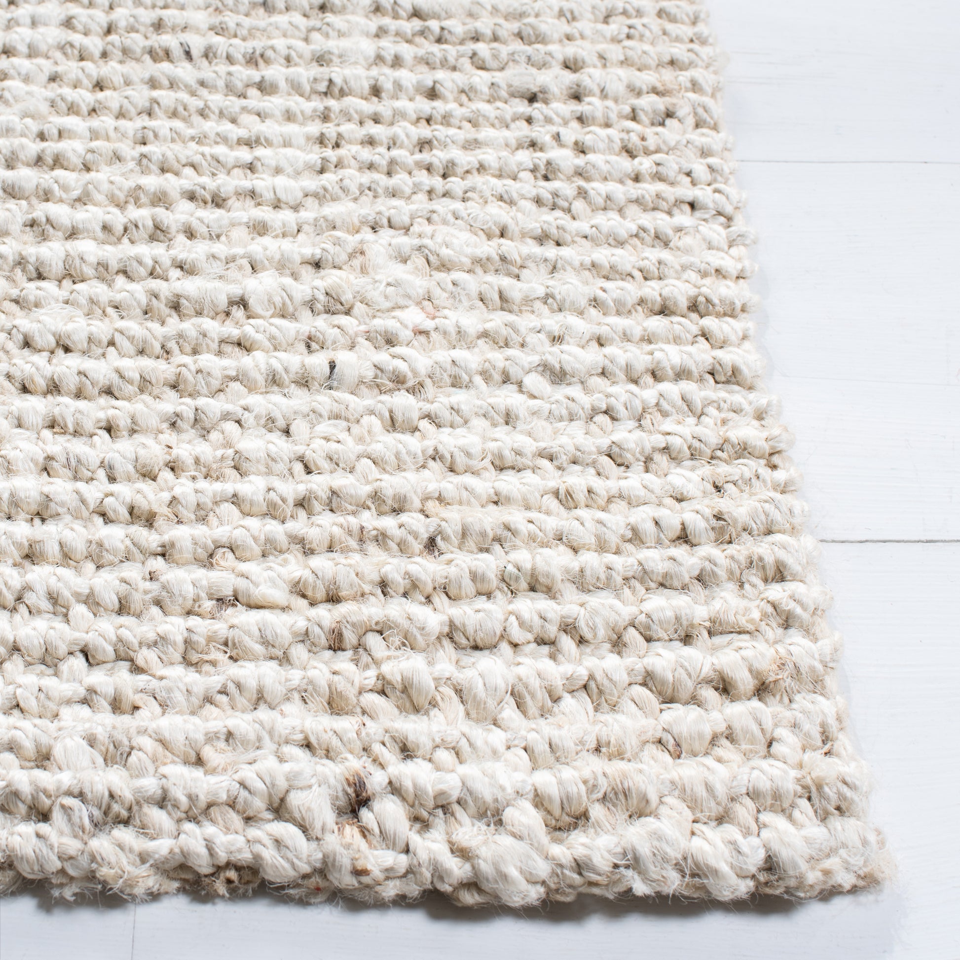 Safavieh Natural Fiber Nf747B Bleach/Ivory Area Rug