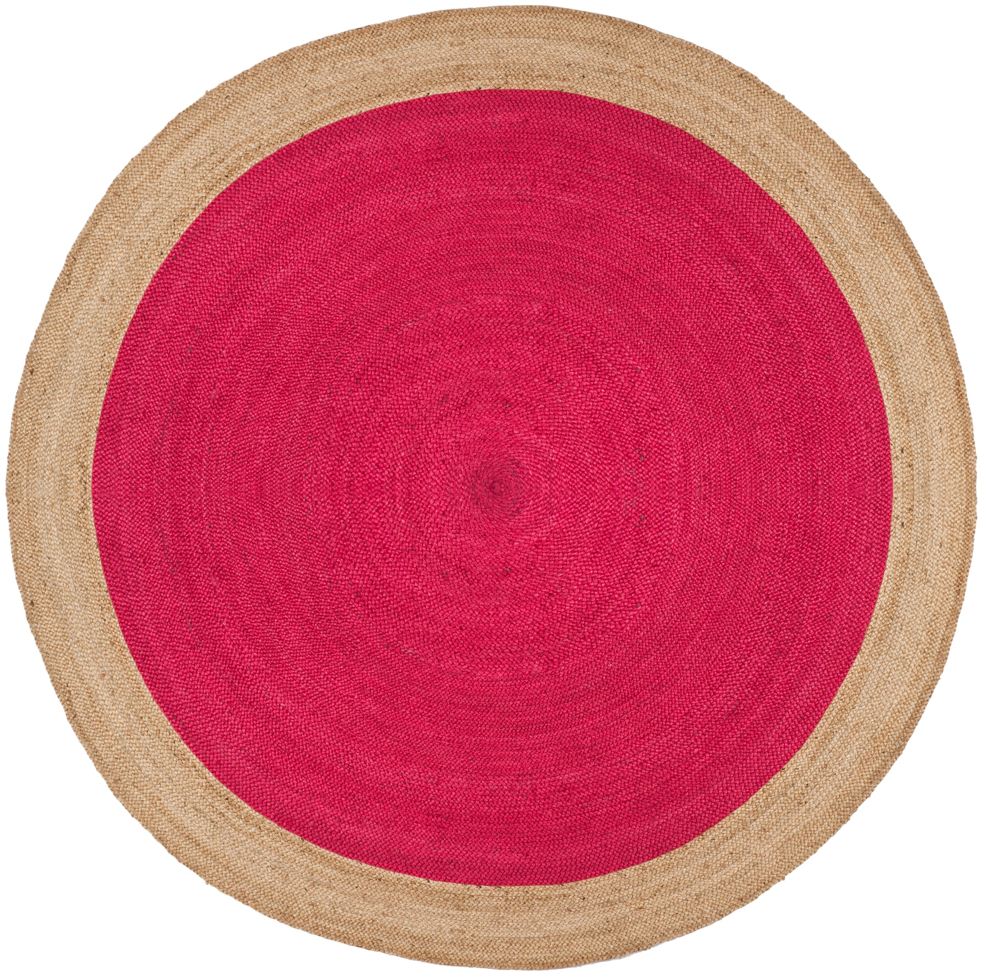 Safavieh Natural Fiber Nf801C Fuchsia/Natural Area Rug