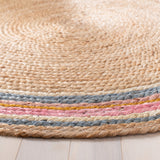 Safavieh Natural Fiber Nf806R Fuchsia/Beige Rugs.