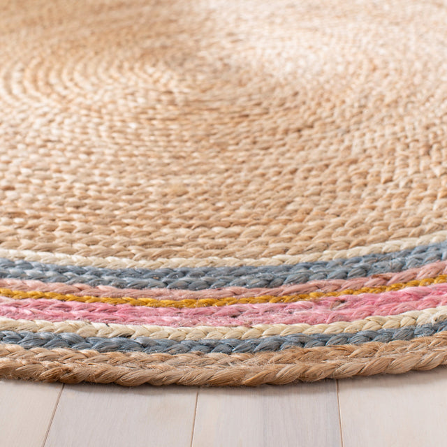 Safavieh Natural Fiber Nf806R Fuchsia/Beige Rugs.