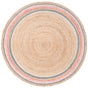 Safavieh Natural Fiber Nf806R Fuchsia/Beige Rugs.