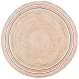 Safavieh Natural Fiber Nf806R Fuchsia/Beige Rugs.