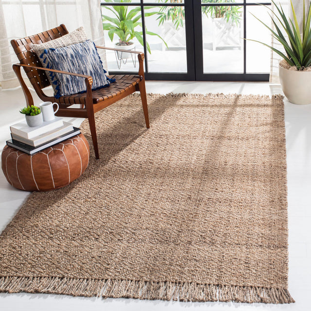 Safavieh Natural Fiber Nf821F Grey/Natural Area Rug