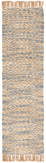 Safavieh Natural Fiber Nf822A Natural/Blue Rugs.