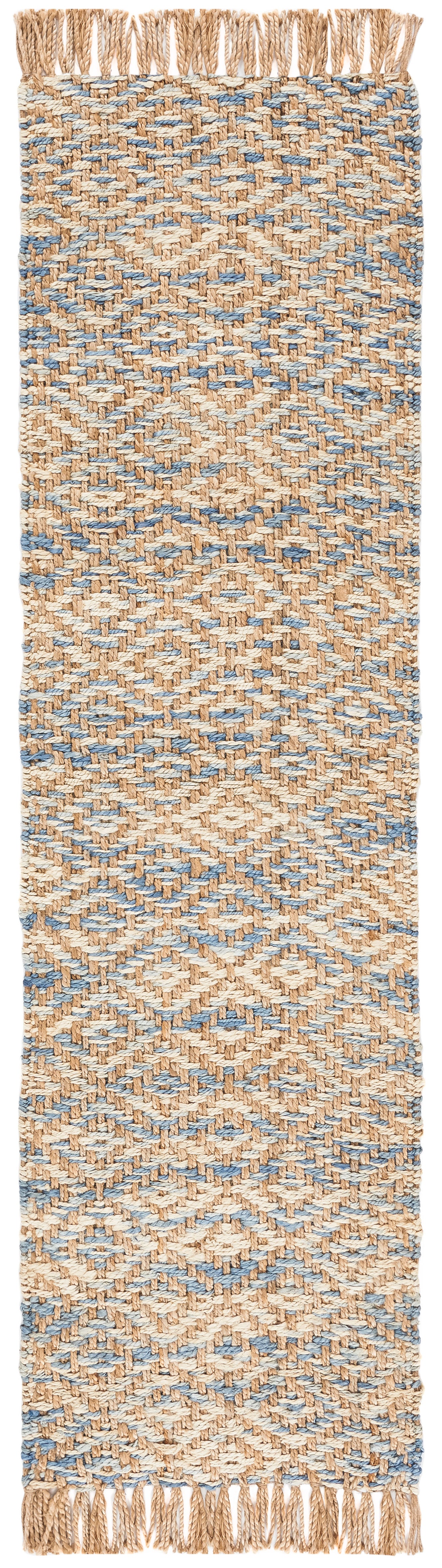 Safavieh Natural Fiber Nf822A Natural/Blue Area Rug