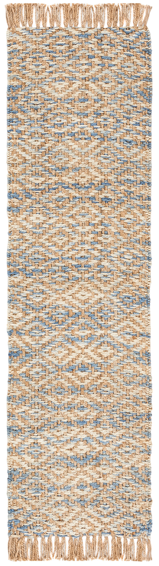 Safavieh Natural Fiber Nf822A Natural/Blue Area Rug