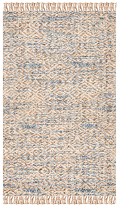 Safavieh Natural Fiber Nf822A Natural/Blue Area Rug