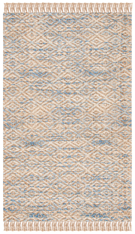 Safavieh Natural Fiber Nf822A Natural/Blue Area Rug