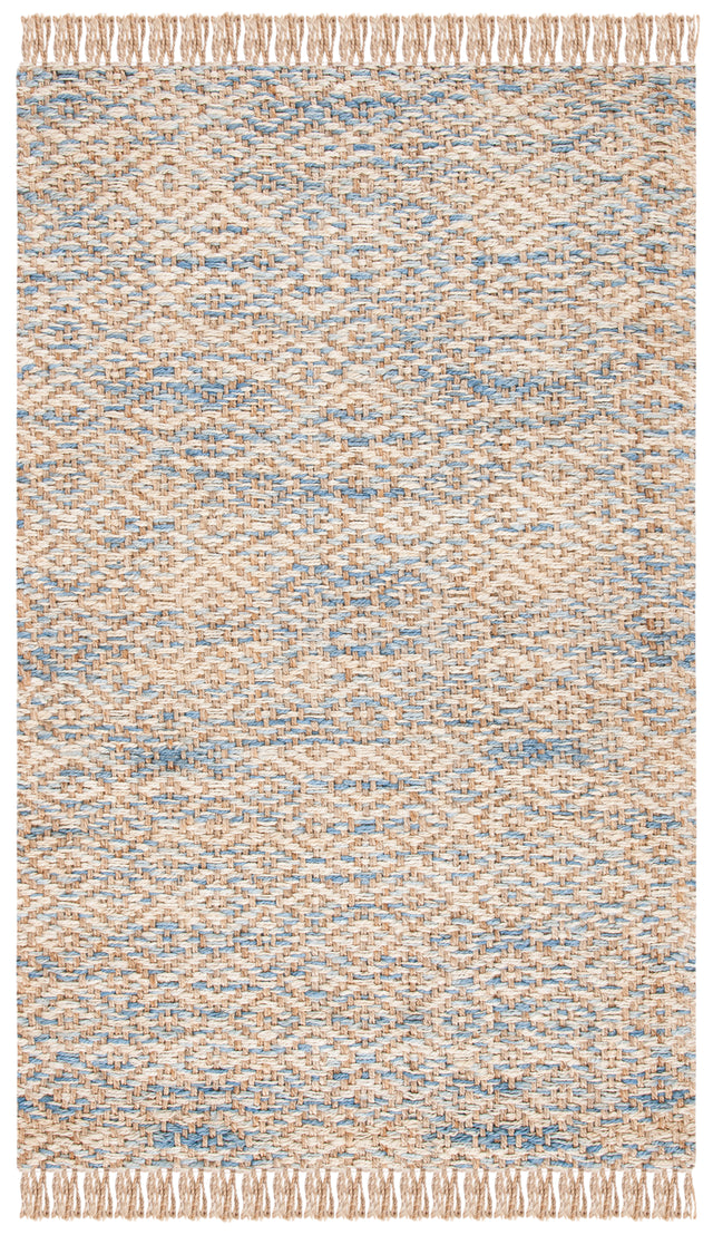 Safavieh Natural Fiber Nf822A Natural/Blue Area Rug