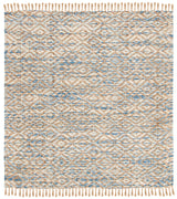 Safavieh Natural Fiber Nf822A Natural/Blue Rugs.
