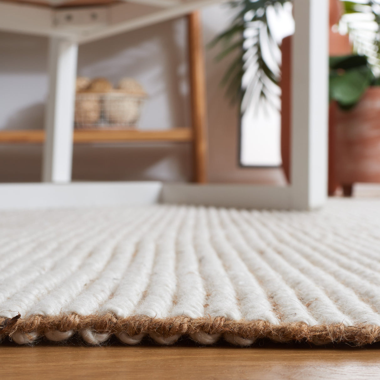 Safavieh Natural Fiber Nf826A Ivory/Natural Rug.