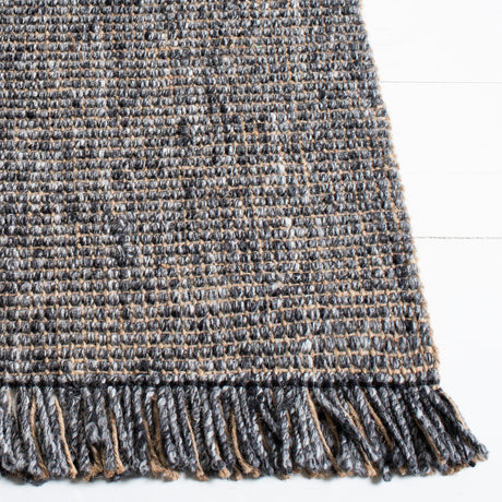 Safavieh Natural Fiber Nf826H Charcoal/Natural Area Rug