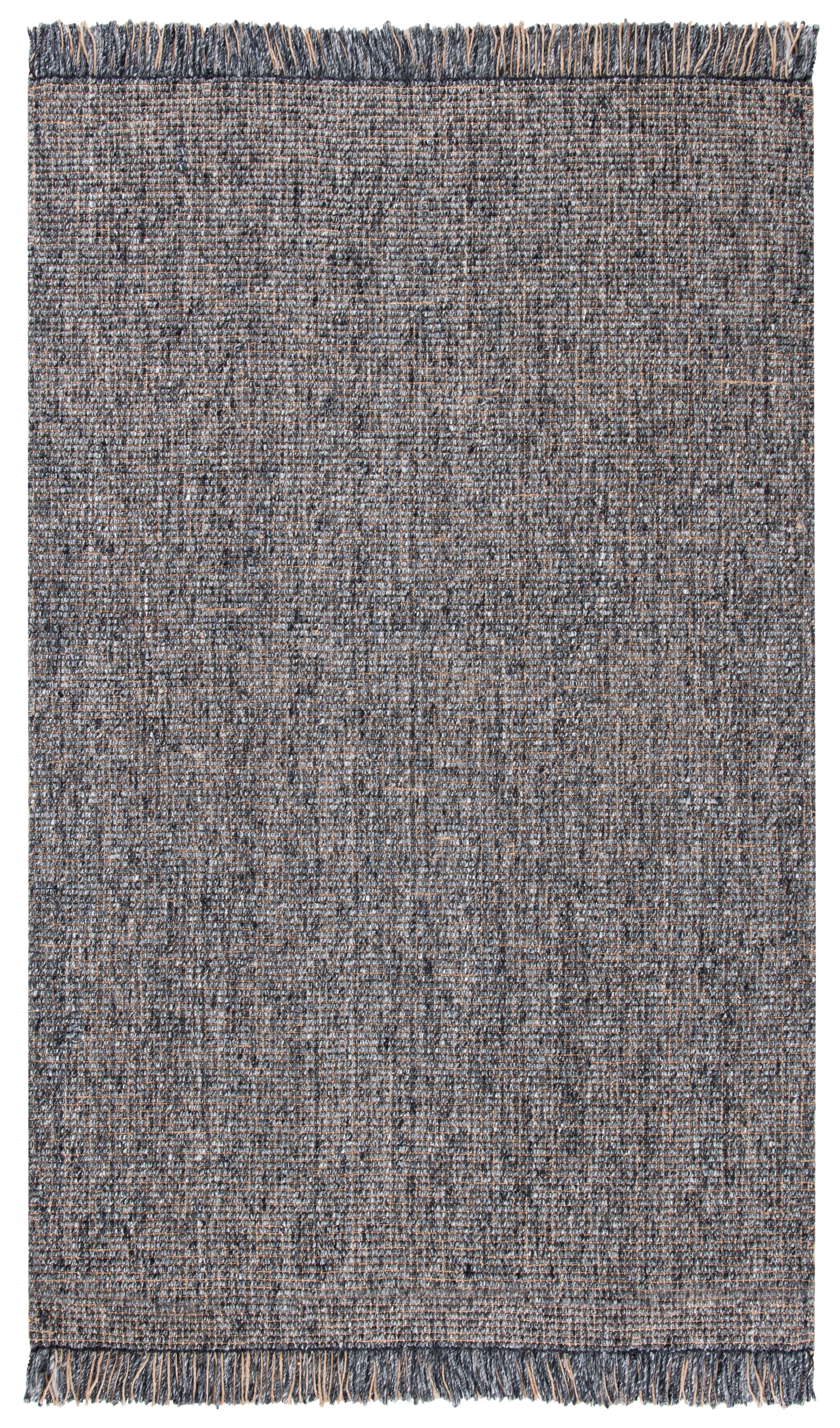 Safavieh Natural Fiber Nf826H Charcoal/Natural Area Rug