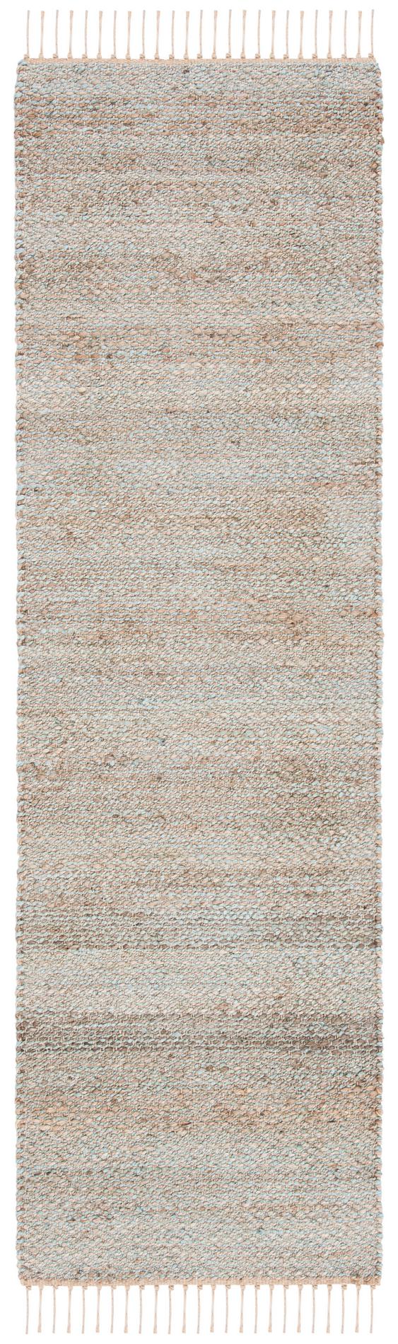 Safavieh Natural Fiber Nf827A Natural/Teal Area Rug