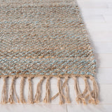 Safavieh Natural Fiber Nf827A Natural/Teal Rugs.