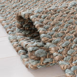 Safavieh Natural Fiber Nf827A Natural/Teal Rugs.