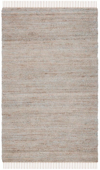 Safavieh Natural Fiber Nf827A Natural/Teal Area Rug