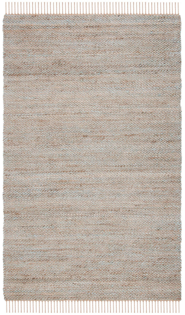 Safavieh Natural Fiber Nf827A Natural/Teal Area Rug