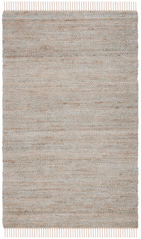 Safavieh Natural Fiber Nf827A Natural/Teal Area Rug