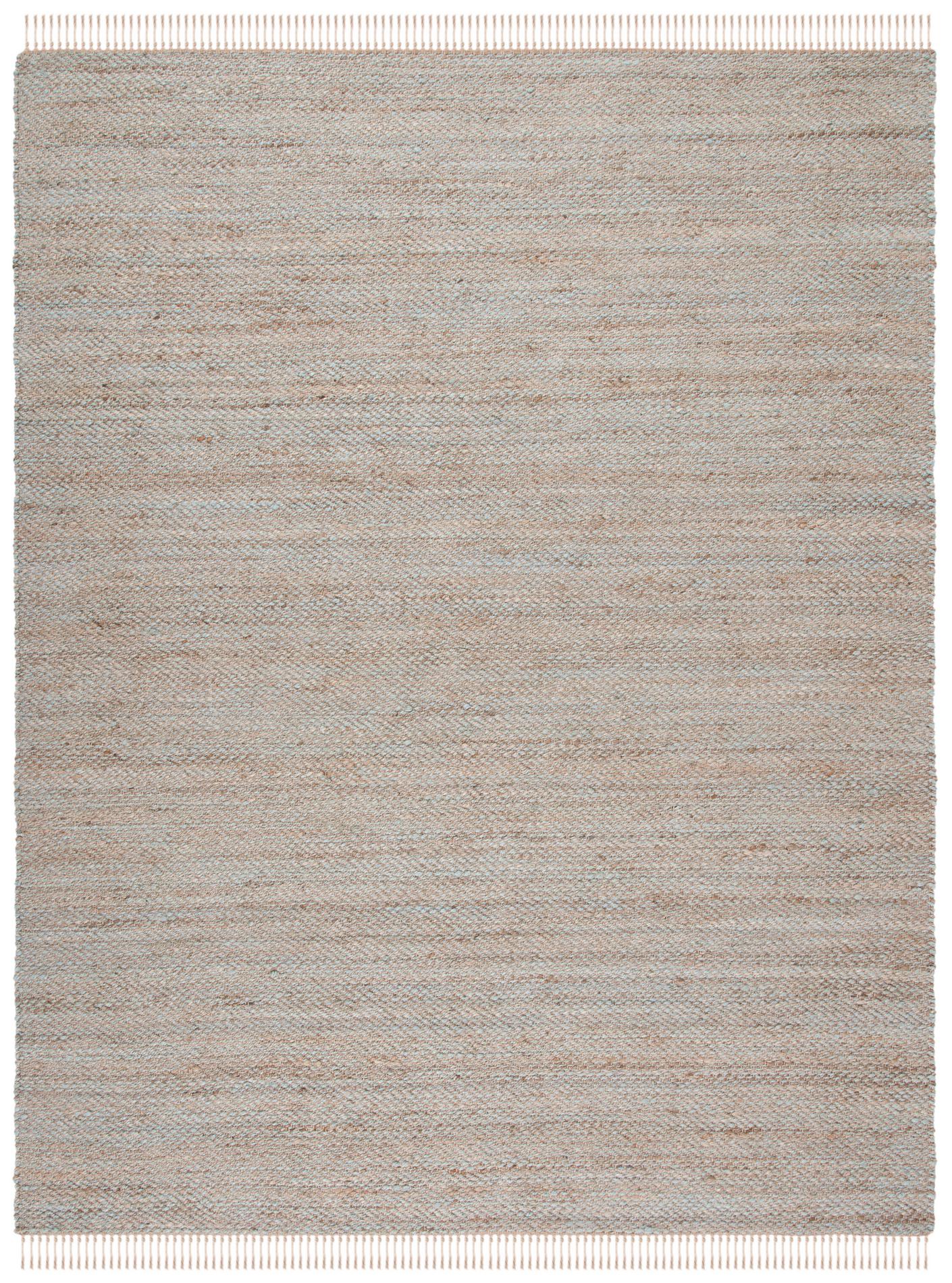 Safavieh Natural Fiber Nf827A Natural/Teal Area Rug