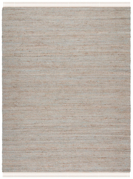 Safavieh Natural Fiber Nf827A Natural/Teal Area Rug