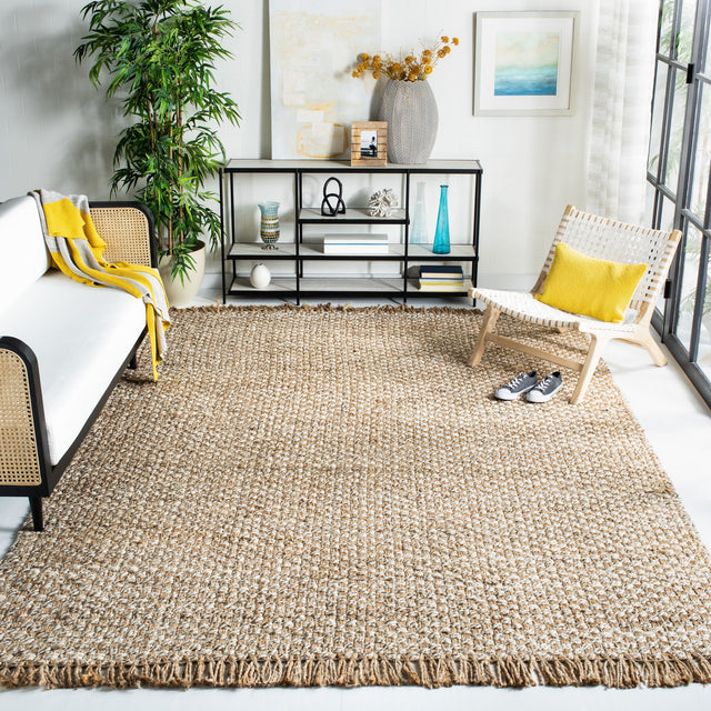 Safavieh Natural Fiber Nf868B Natural/Grey Rug.