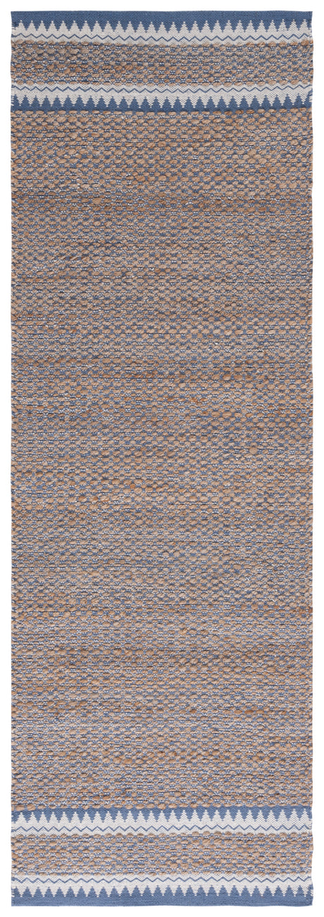 Safavieh Natural Fiber Nf874M Natural/Blue Rug.