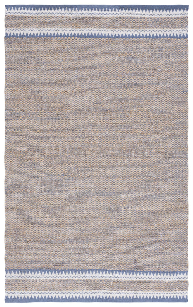 Safavieh Natural Fiber Nf874M Natural/Blue Rug.