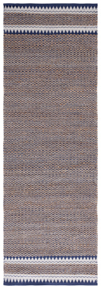 Safavieh Natural Fiber Nf874N Natural/Navy Area Rug