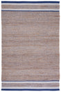 Safavieh Natural Fiber Nf874N Natural/Navy Rug.