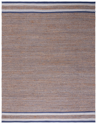 Safavieh Natural Fiber Nf874N Natural/Navy Area Rug