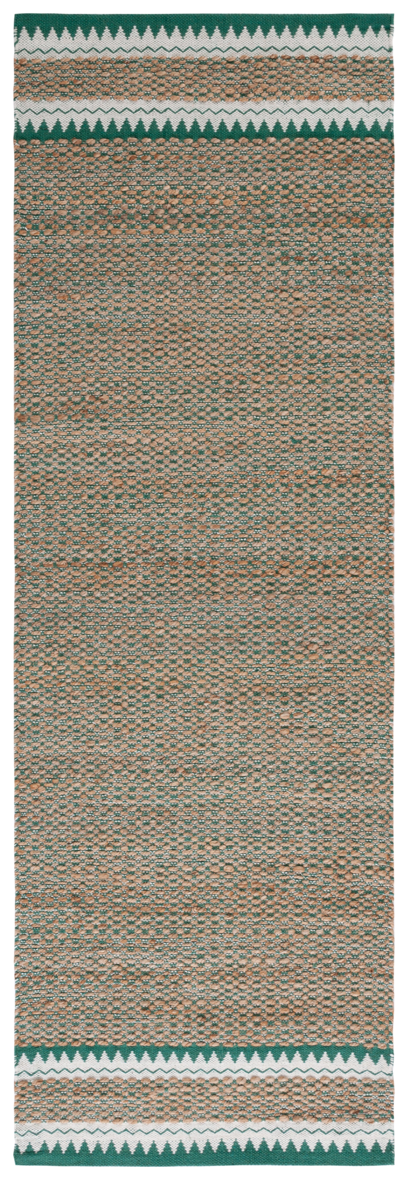 Safavieh Natural Fiber Nf874Y Natural/Green Area Rug