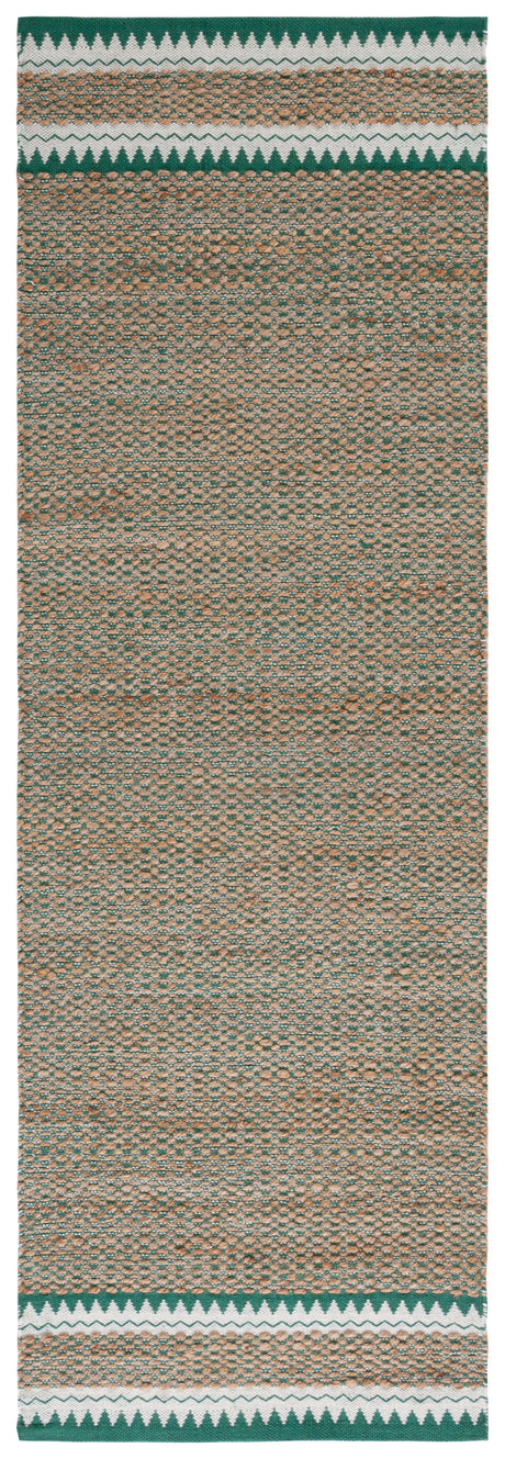 Safavieh Natural Fiber Nf874Y Natural/Green Rug.