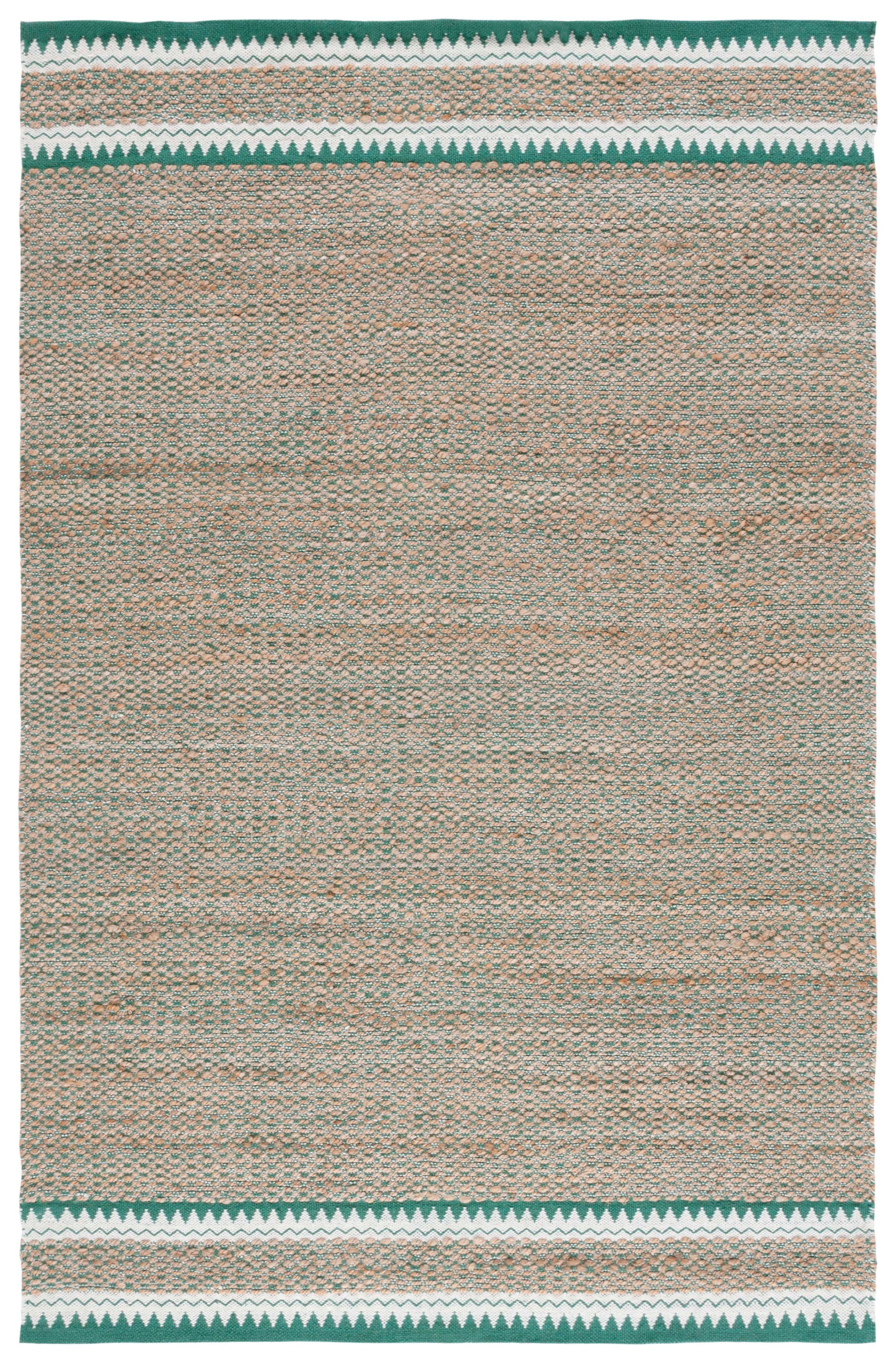 Safavieh Natural Fiber Nf874Y Natural/Green Area Rug